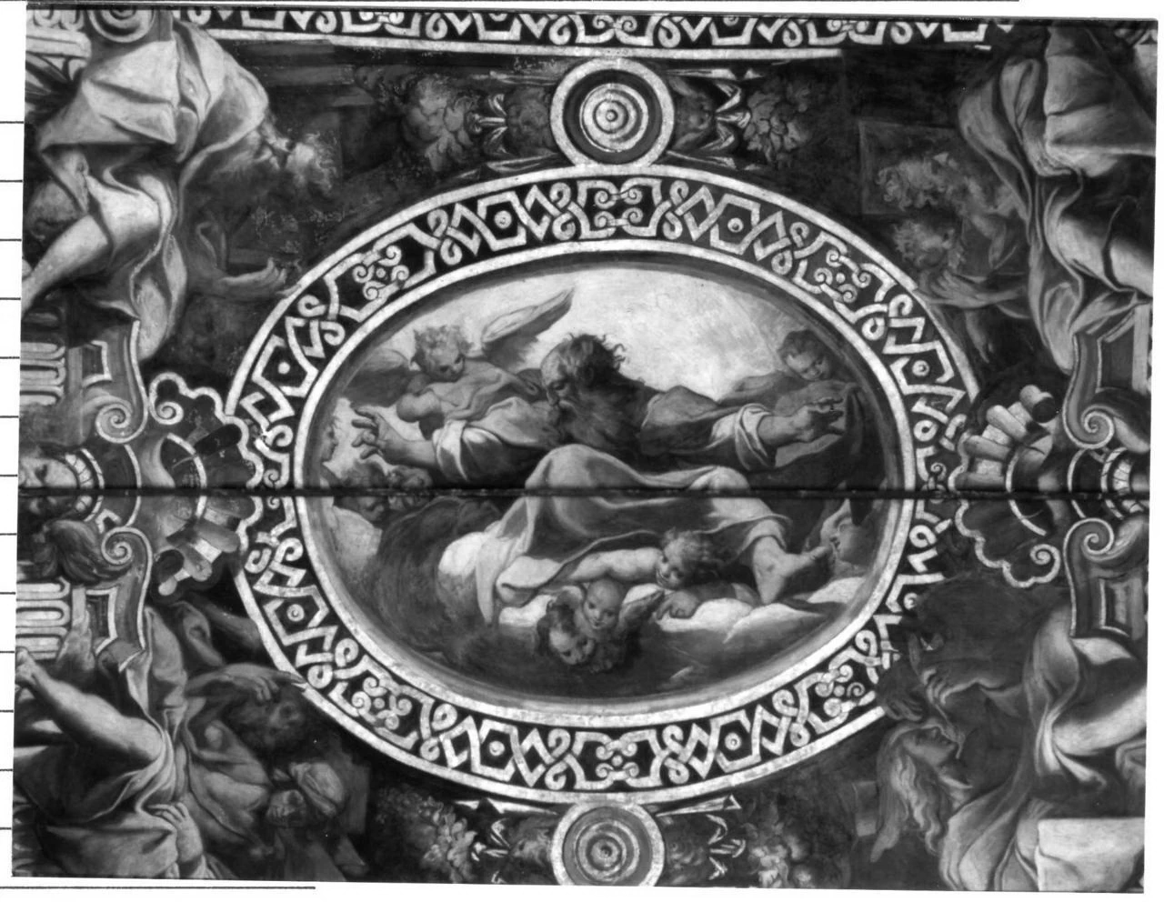 Dio Padre in gloria fra i quattro Evangelisti - Reggio Emilia